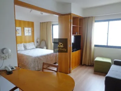 Flat com 1 Quarto para alugar, 30m² no Moema, São Paulo