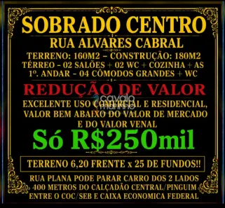 Ponto Comercial com 4 Quartos à venda, 180m² no Centro, Ribeirão Preto