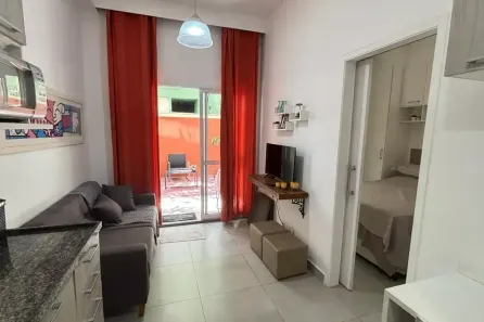 Apartamento com 1 Quarto para alugar, 46m² no Santo Amaro, São Paulo