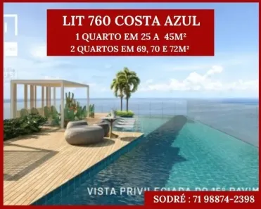 Apartamento com 1 Quarto à venda, 25m² no Costa Azul, Salvador