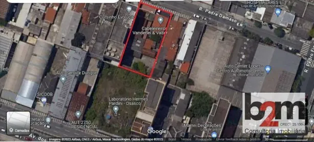 Lote/Terreno à venda, 800m² no Centro, Osasco