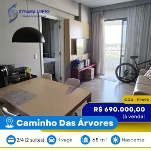 Apartamento com 2 Quartos à venda, 65m² no Caminho das Árvores, Salvador
