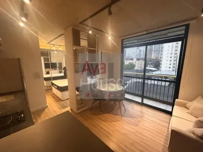 Apartamento com 1 Quarto para alugar, 33m² no Santo Amaro, São Paulo