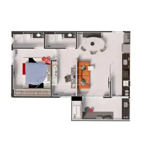 Apartamento com 2 Quartos à venda, 77m² no Nova Aliança, Ribeirão Preto