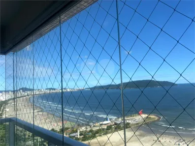 Apartamento com 3 Quartos para alugar, 132m² no José Menino, Santos