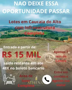 Lote/Terreno à venda, 500m² no Jardim Japão (Caucaia do Alto), Cotia