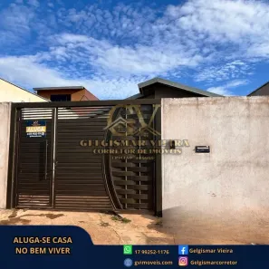 Casa com 2 Quartos para alugar, 10m² no Bem Viver Bebedouro, Bebedouro