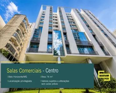 Sala Comercial para alugar, 58m² no Centro, Belo Horizonte