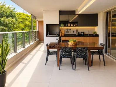 Apartamento com 3 Quartos para alugar, 158m² no Cidade Monções, São Paulo