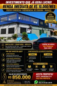 Prédio Residencial com 10 Quartos à venda, 540m² no Novo Aleixo, Manaus