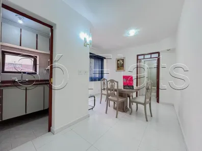 Flat com 1 Quarto para alugar, 50m² no Indianópolis, São Paulo