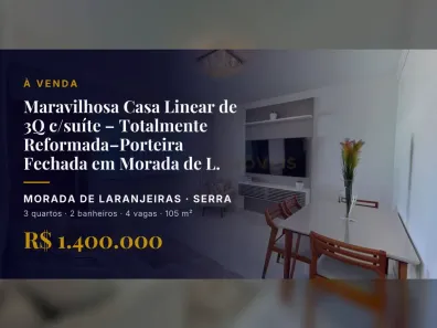 Casa com 3 Quartos à venda, 105m² no Morada de Laranjeiras, Serra