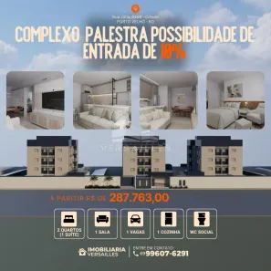 Apartamento com 2 Quartos à venda, 54m² no Igarapé, Porto Velho