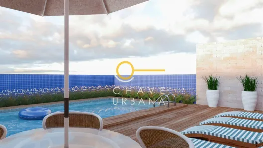 Apartamento com 1 Quarto à venda, 37m² no Estuário, Santos
