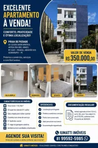 Apartamento com 3 Quartos à venda, 176m² no Piedade, Jaboatão dos Guararapes