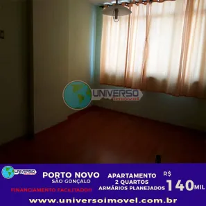 Apartamento com 2 Quartos à venda, 54m² no Porto Novo, São Gonçalo