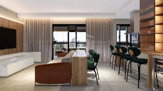 Apartamento com 3 Quartos à venda, 127m² no Vila Aviação, Bauru