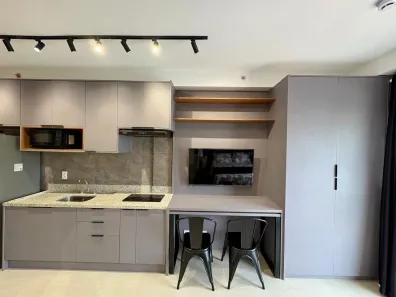 Apartamento com 1 Quarto para alugar, 28m² no Jardim Aurélia, São Paulo