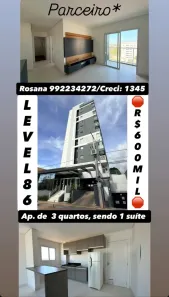 Apartamento com 3 Quartos à venda, 74m² no Pedrinhas, Porto Velho