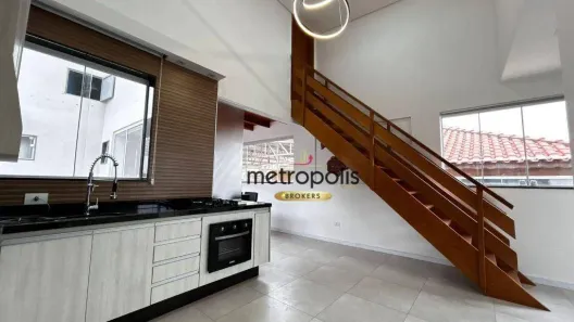 Cobertura com 2 Quartos para alugar, 110m² no Cerâmica, São Caetano do Sul