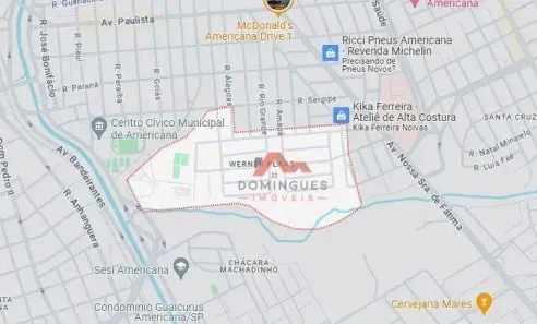 Lote/Terreno à venda, 403m² no Colina Werner Plaas, Americana
