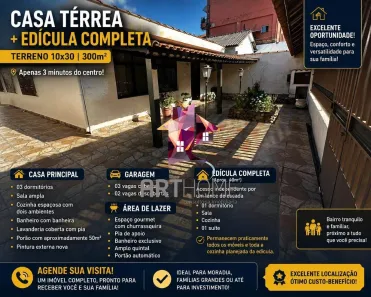 Casa com 3 Quartos à venda, 300m² no Colônia, Ribeirão Pires