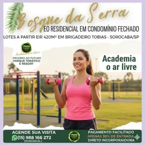 Lote/Terreno à venda, 600m² no Brigadeiro Tobias, Sorocaba