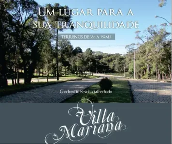 Lote/Terreno à venda, 416m² no Vila Mina, Canela
