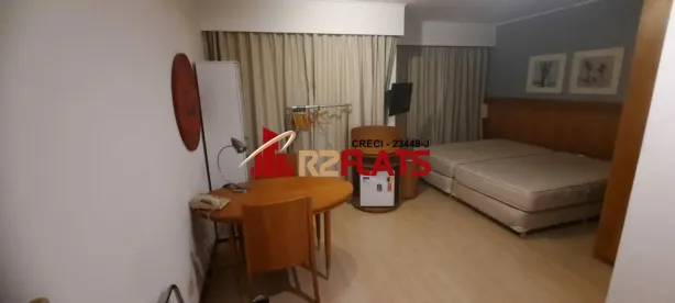 Flat com 1 Quarto para alugar, 28m² no Indianópolis, São Paulo