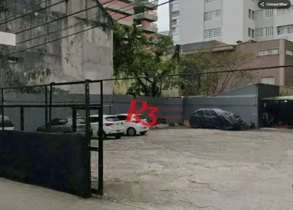 Lote/Terreno para alugar, 622m² no Embaré, Santos