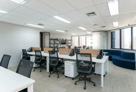 Sala Comercial com 1 Quarto para alugar, 110m² no Cidade Monções, São Paulo