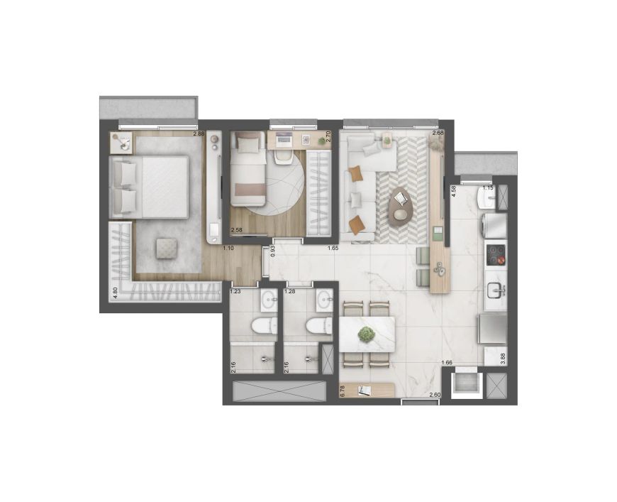 NOVA OLARIA RESIDENCES no Cidade Baixa, Porto Alegre