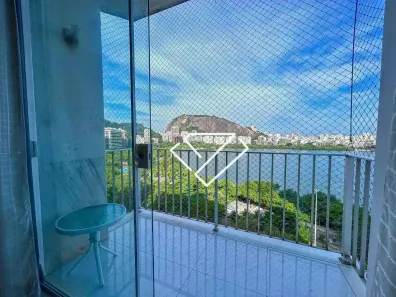 Apartamento com 3 Quartos para alugar, 117m² no Lagoa, Rio de Janeiro