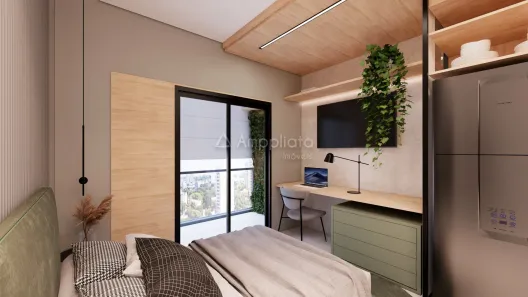 Apartamento com 1 Quarto à venda, 21m² no Centro, Curitiba