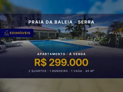 Apartamento com 2 Quartos à venda, 49m² no Praia da Baleia, Serra