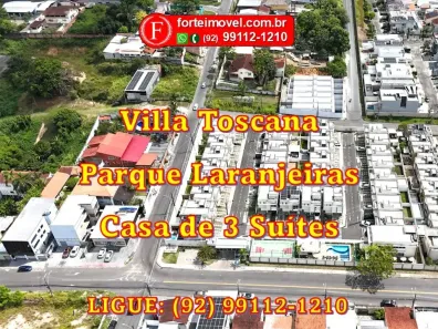 Casa de Condomínio com 3 Quartos para alugar, 124m² no Flores, Manaus
