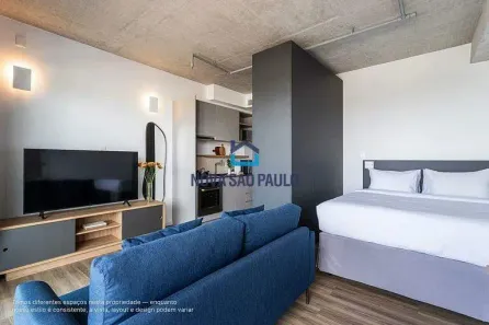 Apartamento com 1 Quarto para alugar, 39m² no Pinheiros, São Paulo