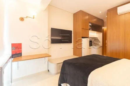 Apartamento com 1 Quarto para alugar, 24m² no Moema, São Paulo