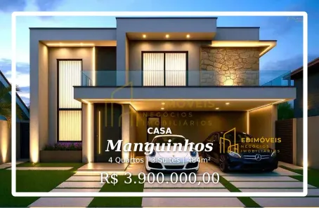 Casa com 4 Quartos à venda, 484m² no Manguinhos, Serra