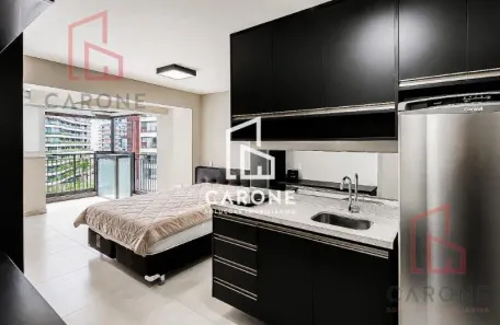Apartamento com 1 Quarto para alugar, 38m² no Moema, São Paulo
