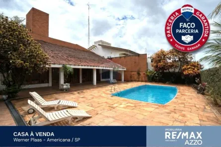 Casa com 4 Quartos à venda, 434m² no Jardim da Colina, Americana