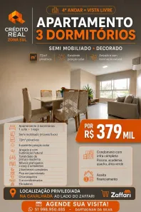 Apartamento com 3 Quartos à venda, 71m² no Cavalhada, Porto Alegre