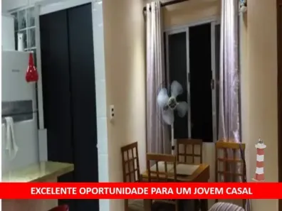 Apartamento com 1 Quarto à venda, 42m² no Centro, São Vicente