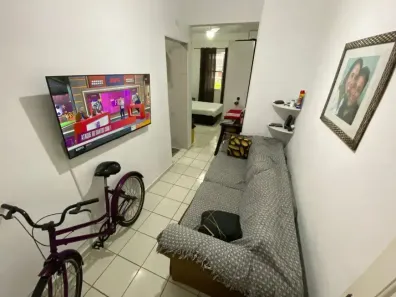 Apartamento com 1 Quarto à venda, 42m² no Centro, São Vicente