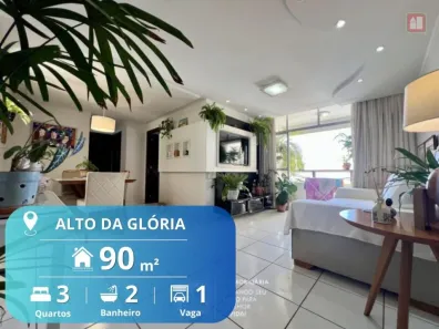 Apartamento com 3 Quartos à venda, 89m² no Alto da Glória, Goiânia