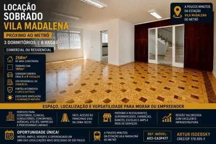 Sobrado com 3 Quartos para alugar, 268m² no Jardim Vera Cruz, São Paulo