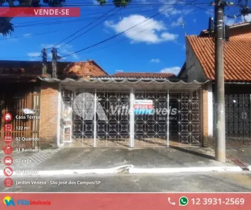 Casa com 2 Quartos à venda, 122m² no Jardim Veneza, São José dos Campos