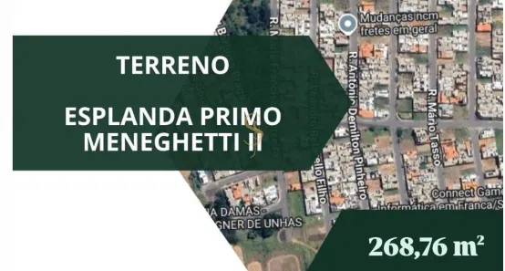 Lote/Terreno à venda, 268m² no Esplanada Primo Meneghetti II, Franca