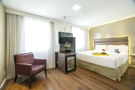Flat com 1 Quarto para alugar, 30m² no Vila Olímpia, São Paulo
