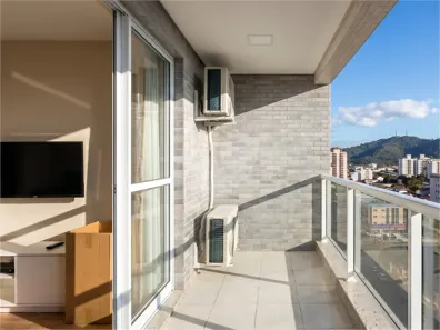 Apartamento com 2 Quartos para alugar, 54m² no Vila Mathias, Santos